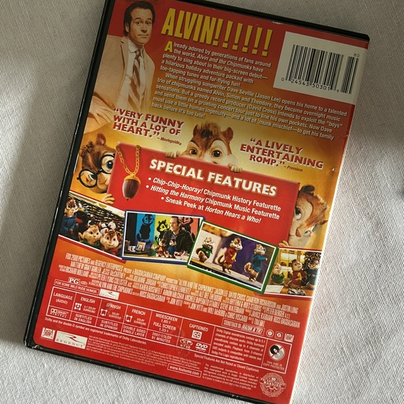 Alvin and the chipmunks movie dvd - Picture 2 of 3